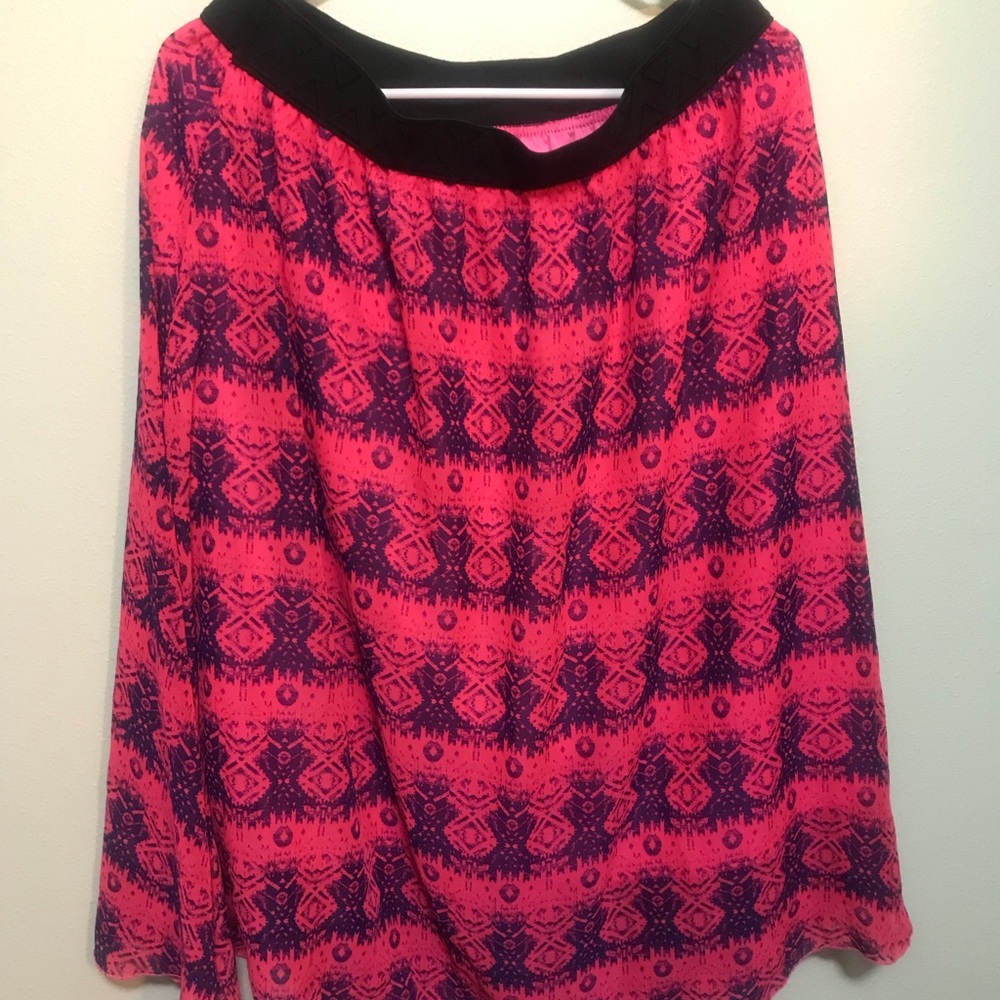 LulaRoe Lola XL in pink and blue!
